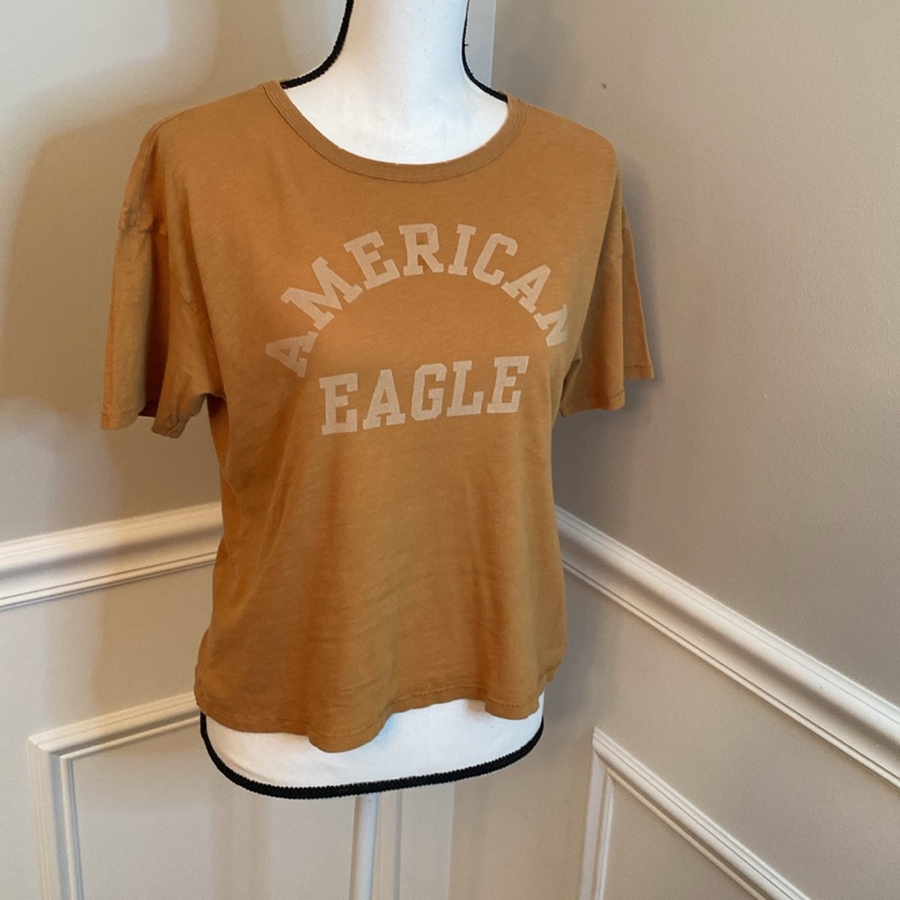 American Eagle Crop Top size x small Brown